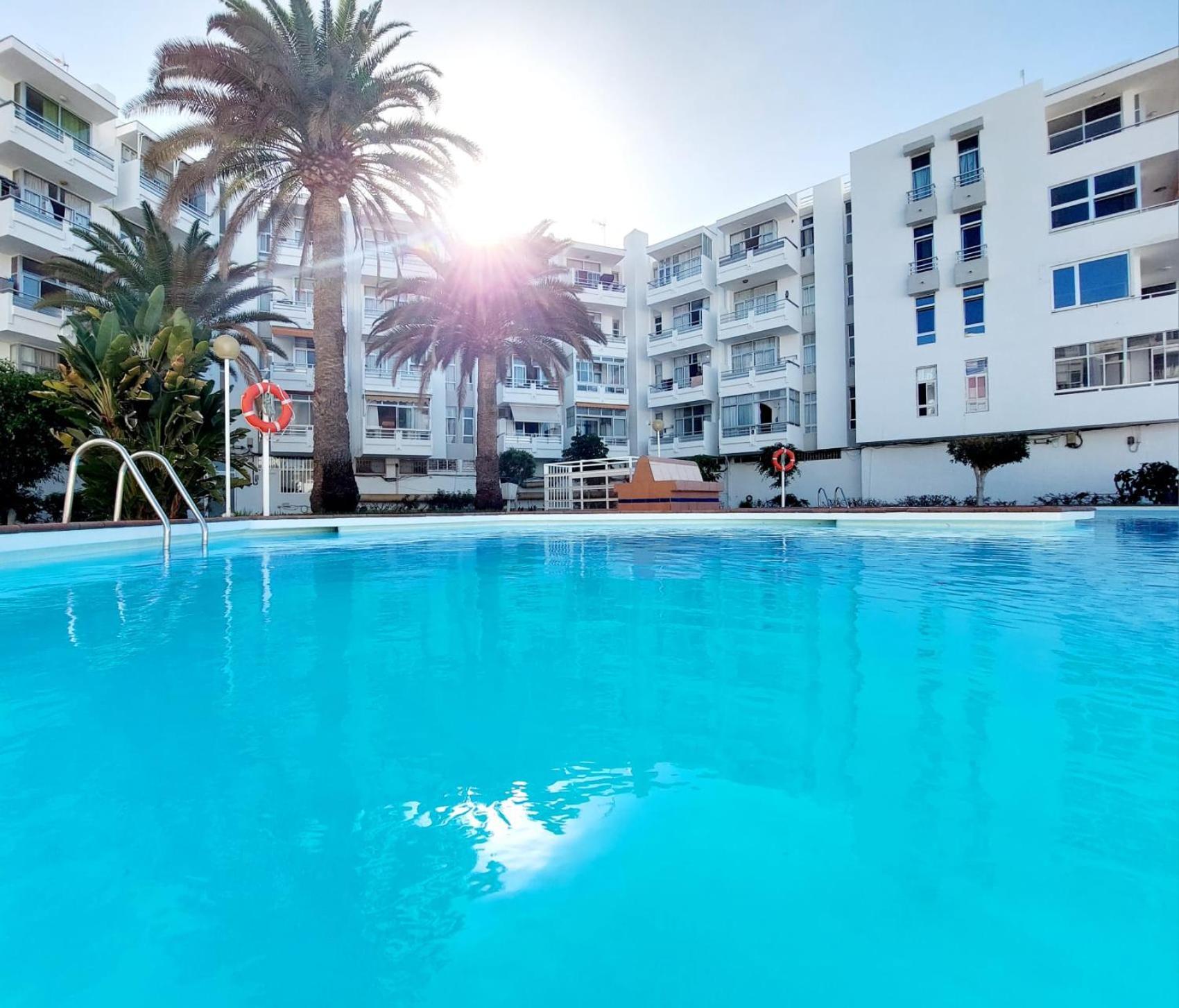Apartamento Centrico Con Playa Y Piscina Playa del Inglés Esterno foto